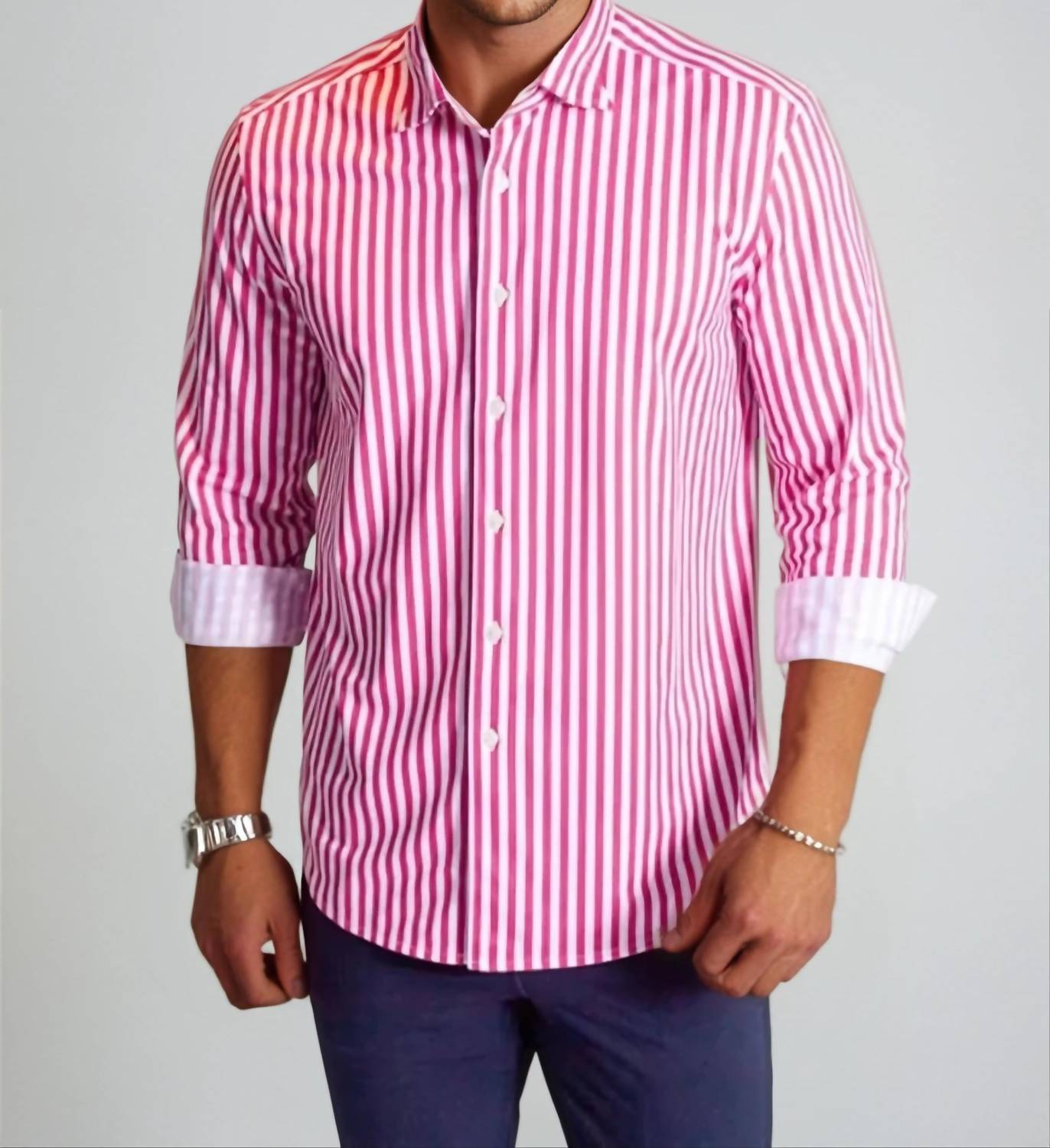 Buki - The Go Big Stripe Long Sleeve Tech Shirt