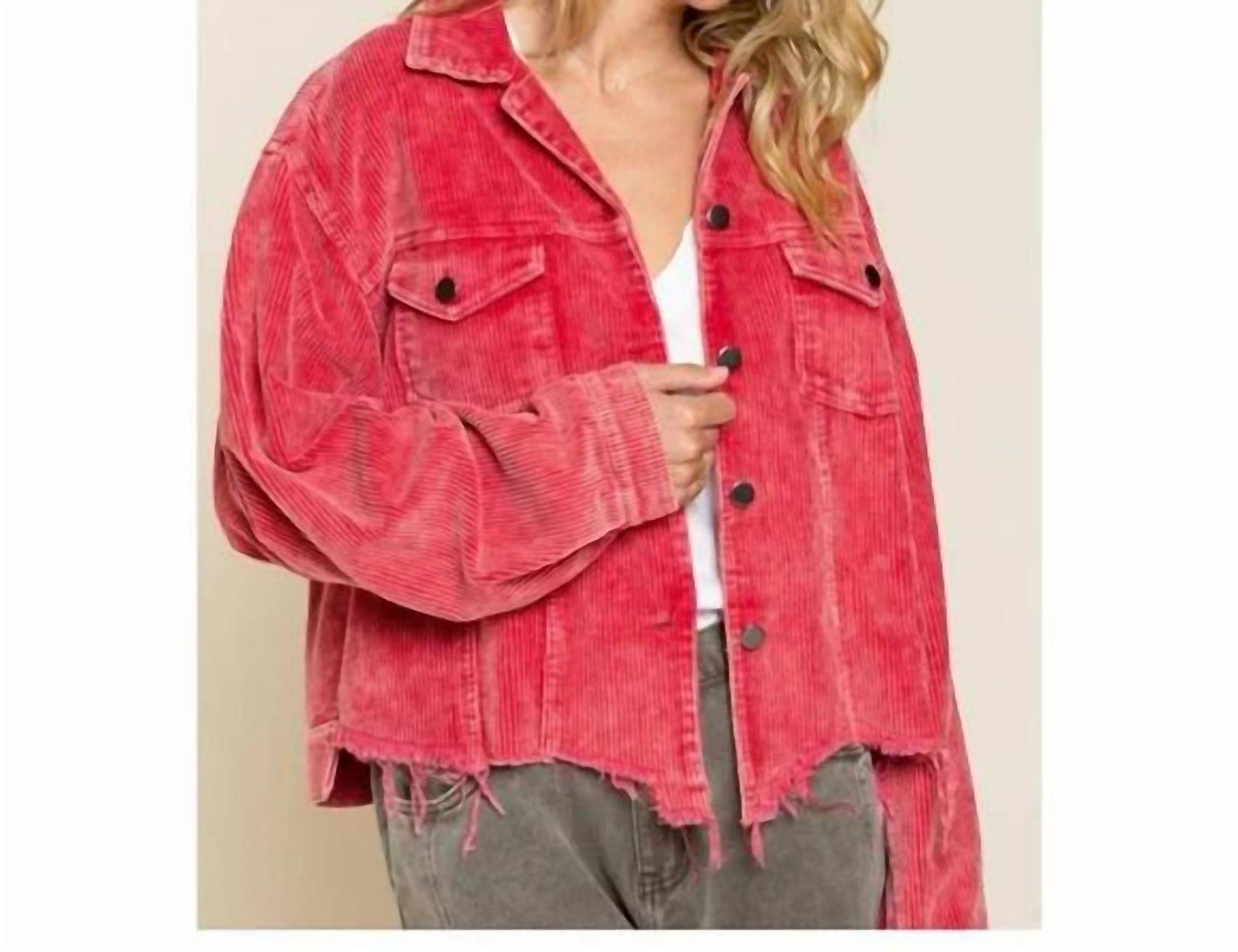 Pol - Corduroy Trucker Jacket