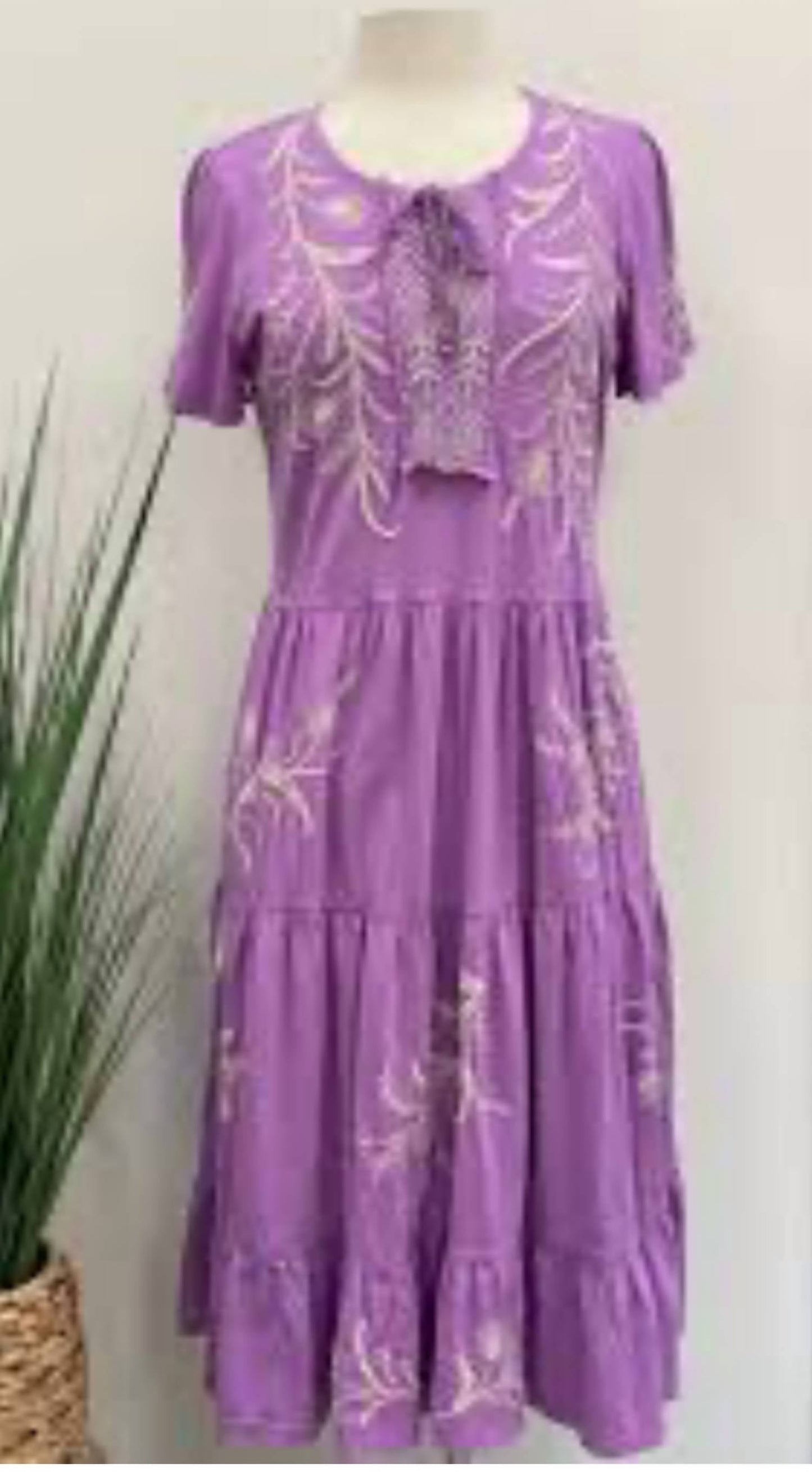 Johnny Was - fern Tiered Knit Dress
