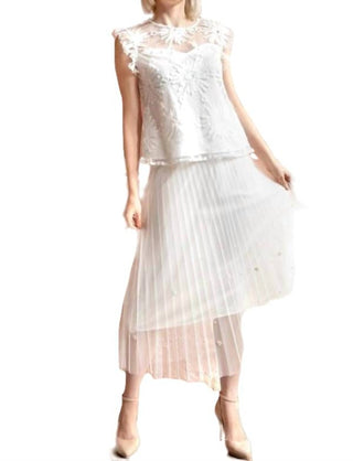 Eva Franco - Lila Pearl Tulle Skirt