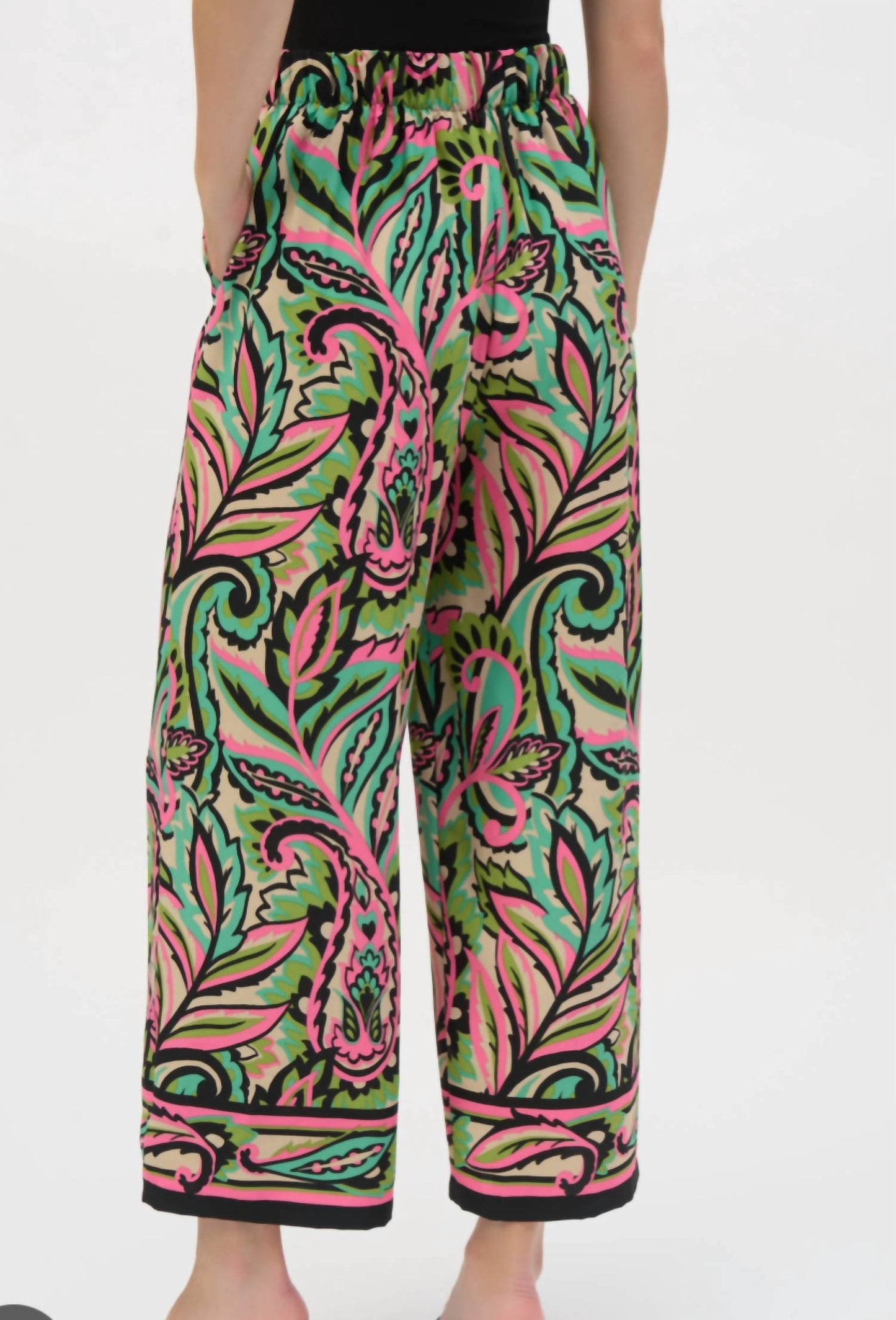 Joseph Ribkoff - High-waisted floral pants