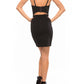 Wyldr - Material Girl Beaded Bustier Bodycon Mini Dress