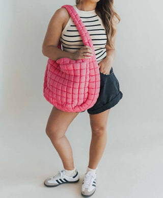 Free People - Bolsa de transporte acolchoada feminina
