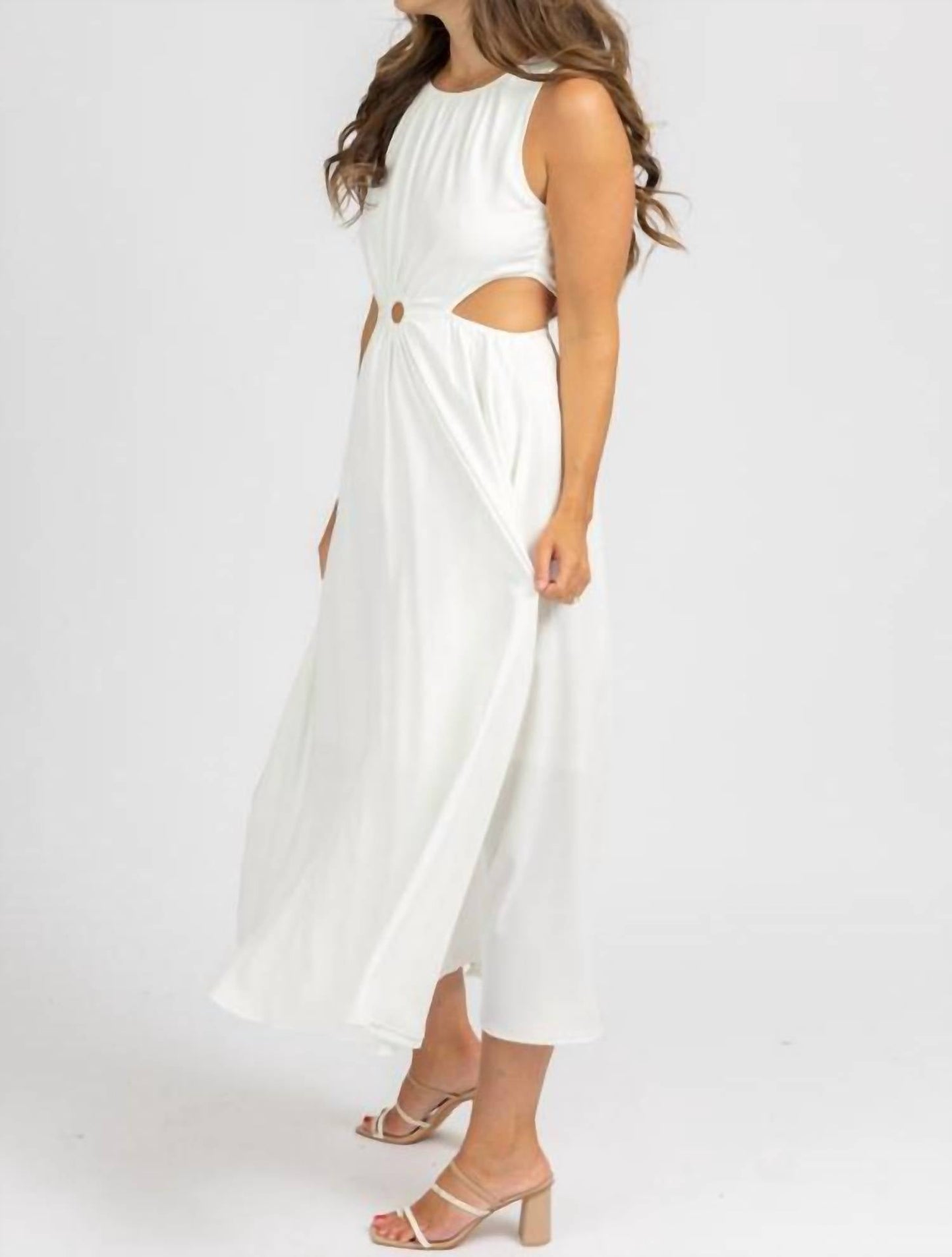 Entro - O-RING OPEN SIDE MIDI DRESS