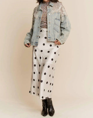 Davi & Dani - Mesh Stiching Button Down Jacket