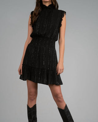 Elan - Vestido Mini com Gola Simulada Clara