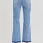 Risen - Alyssa High Rise Shadow Hem Straight Jeans