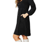 Double Take - Enchanting Elegance Long Sleeve Dress