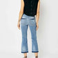 Judy Blue - Mid Rise Release Hem Cropped Bootcut Jeans