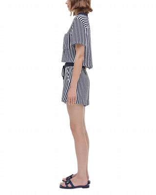 Simkhai - Short Sleeve Cropped Camp Shirt