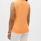 Joseph Ribkoff - Apricot Eggshell Keyhole Cut Out Sleeveless Top