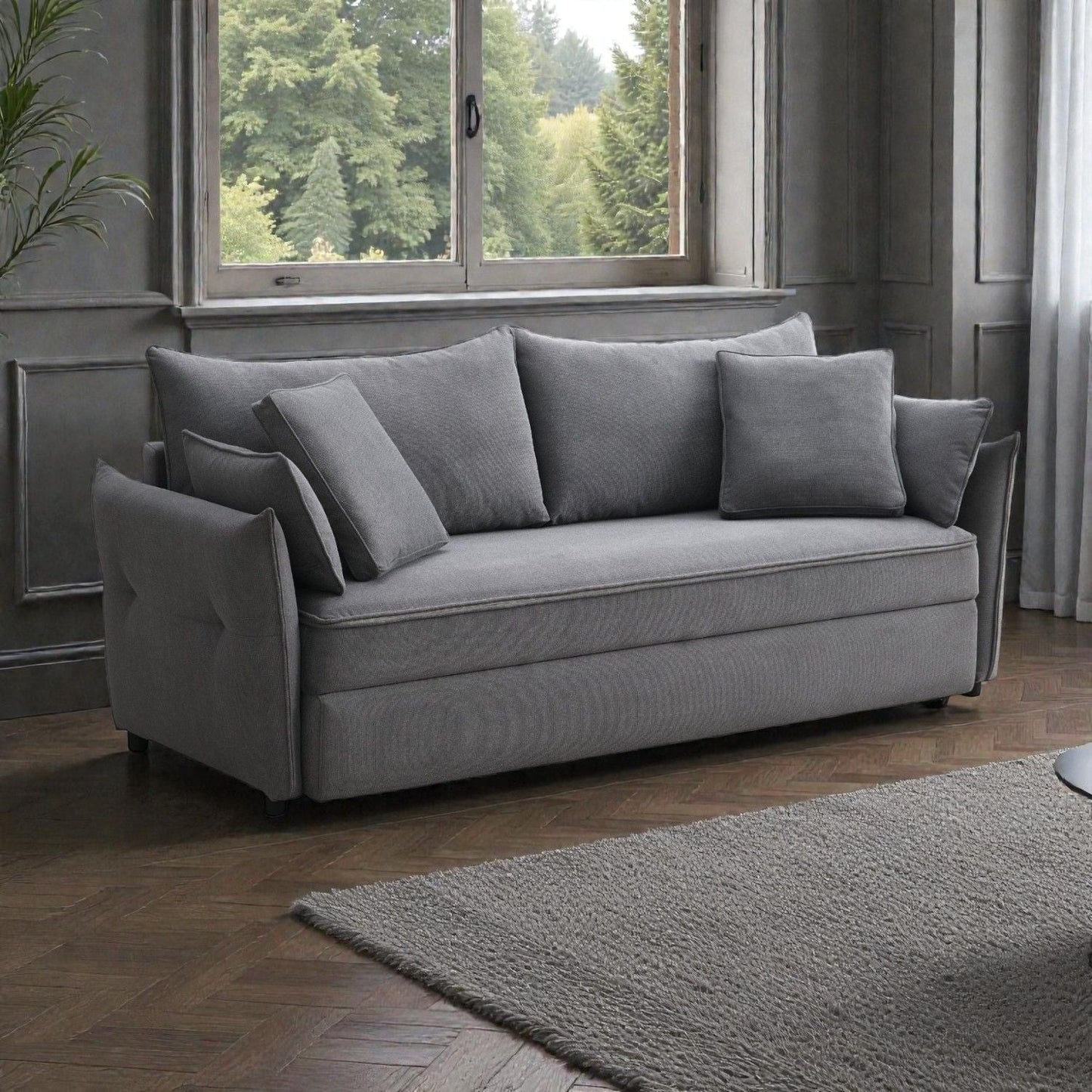 Irina Pull Out Sleep Sofa With Storage