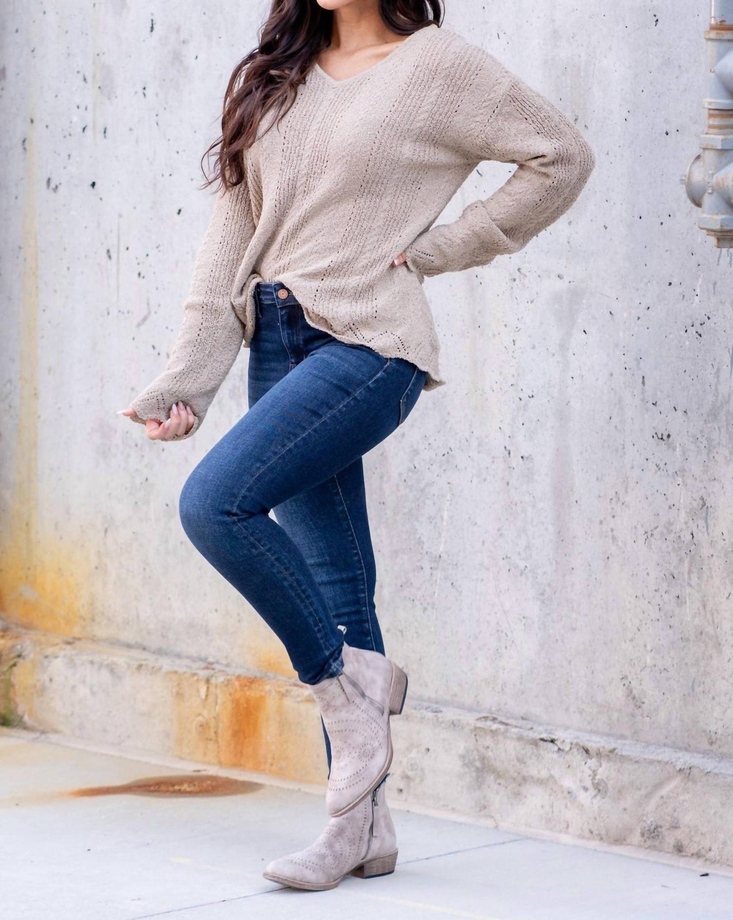 Veveret - High Rise Skinny Jeans
