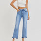 Risen - Alyssa High Rise Shadow Hem Straight Jeans