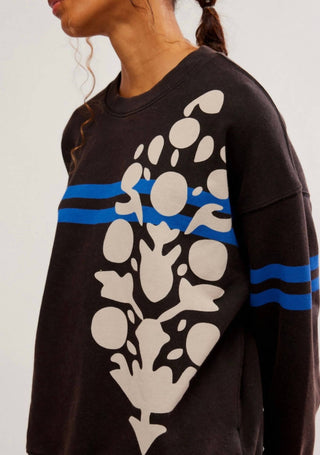 Free People - Moletom com capuz e logo All Star