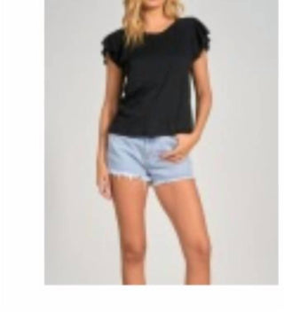 Elan - BLUSA COM MANGAS BABADAS