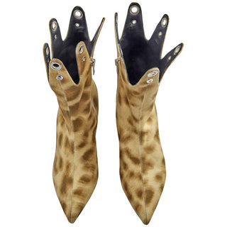 Burberry - Women's Jermaine Print Eyelet Ankle Boots