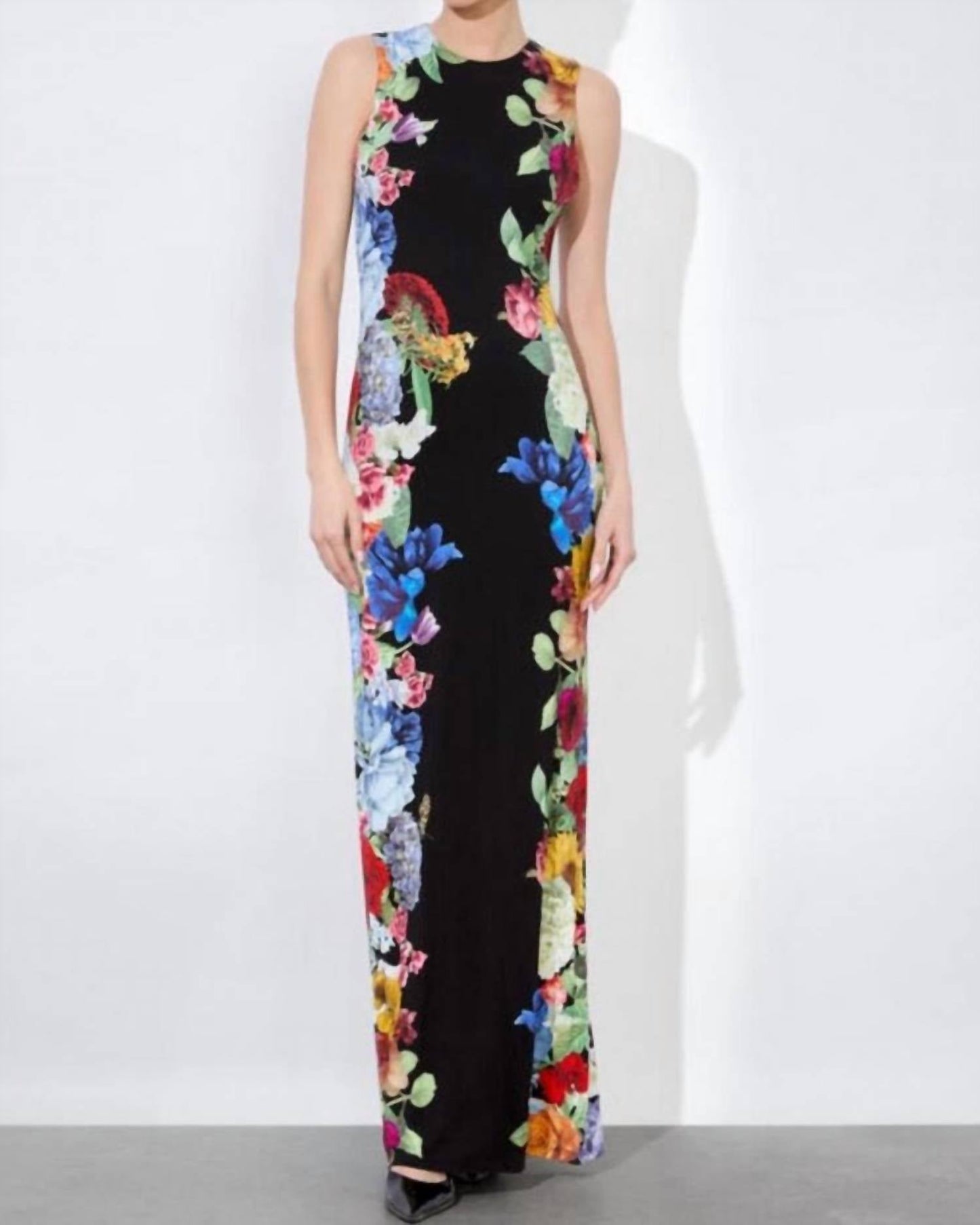 Alice + Olivia - Women's Delora Open Back Floral Maxi Dress