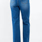 American Bazi - High Waist Distressed Wide Leg Jeans