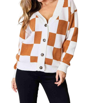 Double Take - Cardigan plus size com decote em V