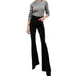 Veronica Beard - Beverly Velvet Skinny Flare Jeans