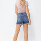 Judy Blue - Frayed Side Seams Shorts
