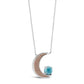 Dune Jewelry - Blue Moon Stationary Necklace