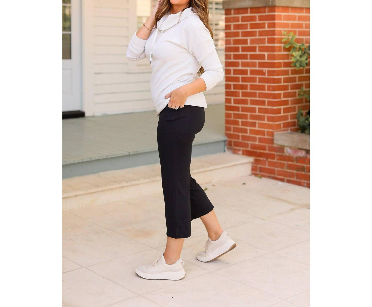 Julia Rose - Gabriella High Waisted Gaucho Pants