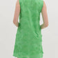 Entro - Sleeveless Floral Appliqué Mini Dress