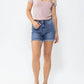 Judy Blue - Frayed Side Seams Shorts