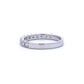 .75ct Diamond Wedding Band Ring 14KT White Gold