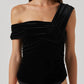 Astr - Holly Velvet Off The Shoulder Bodysuit