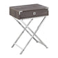Accent Side Table with Storage Drawer