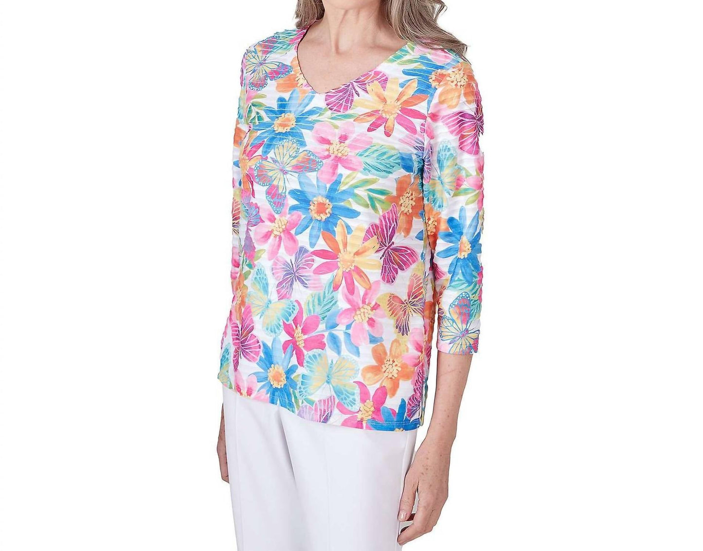 Alfred Dunner - Paradise Island Floral Top
