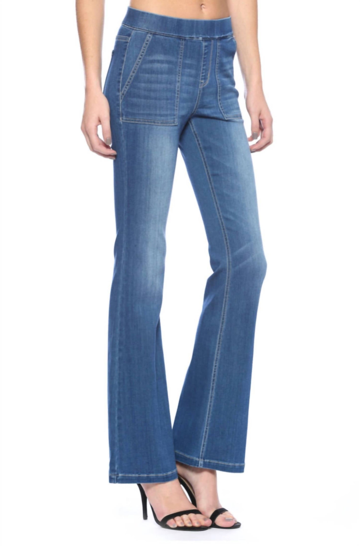 Cello - Mid Rise Flare Jeggings