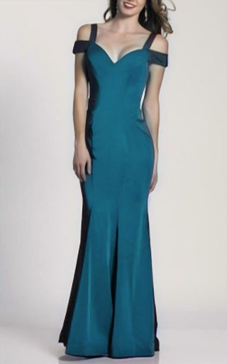 Dave & Johnny - Off The Shoulder Long Dress