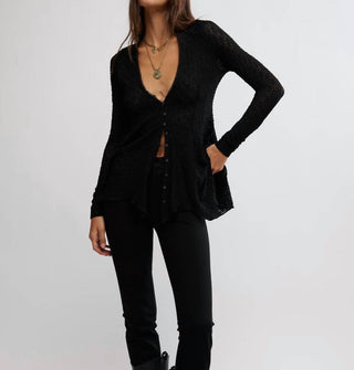 Free People - Blusa de renda Janey