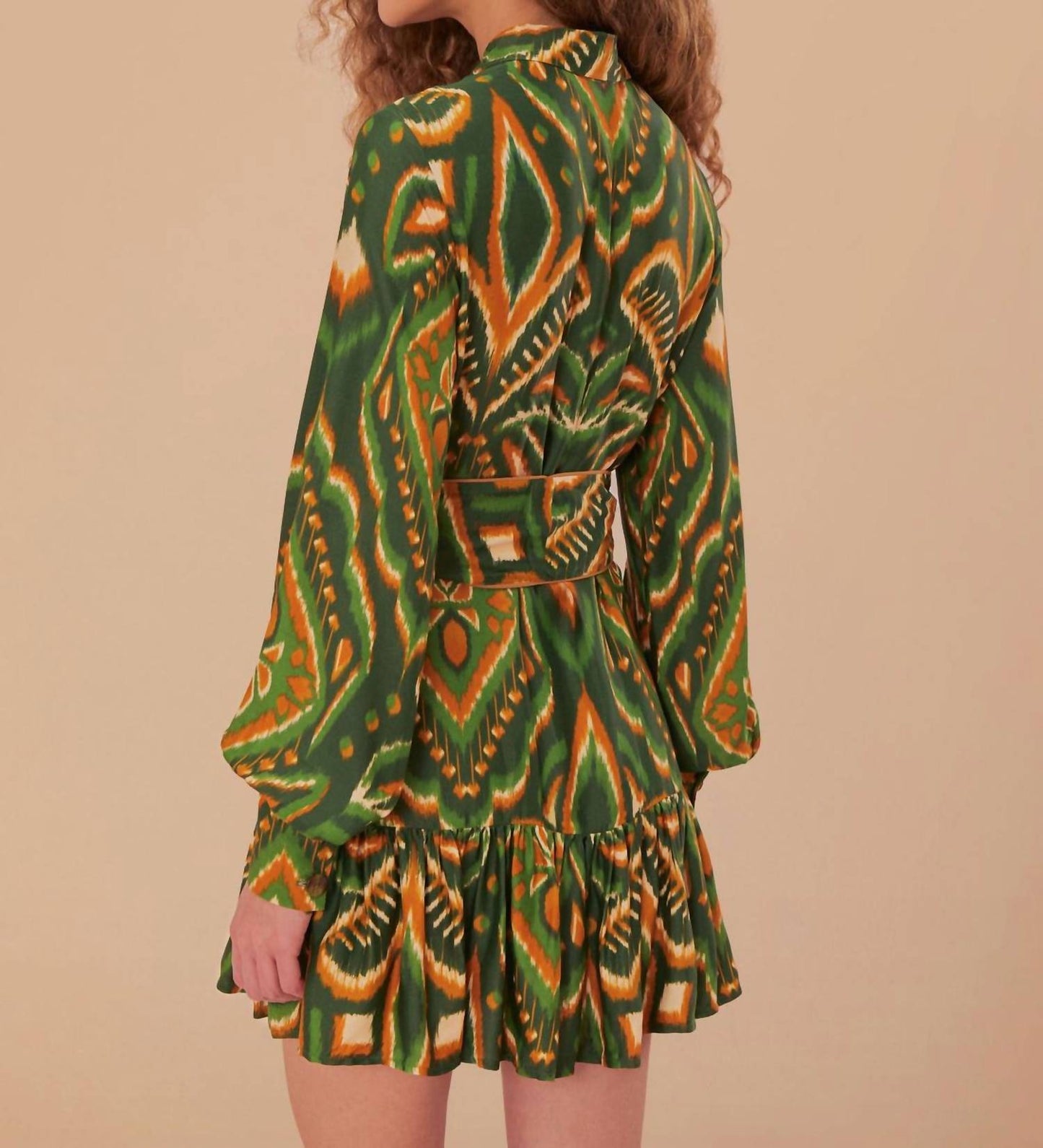 Farm Rio - Pineapple Ikat Mini Dress
