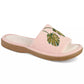 Isotoner - Women's Microterry Staycation Slide With Enhanced Heel Cushion