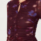 Astr - Yasmine Abstract Mesh Top