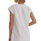 Entro - Textured Round Neck Mini Dress