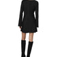 French Connection - Ennis Satin Bell Sleeve Mini Dress