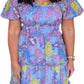 &Merci - Floral Puff Sleeve Midi Dress