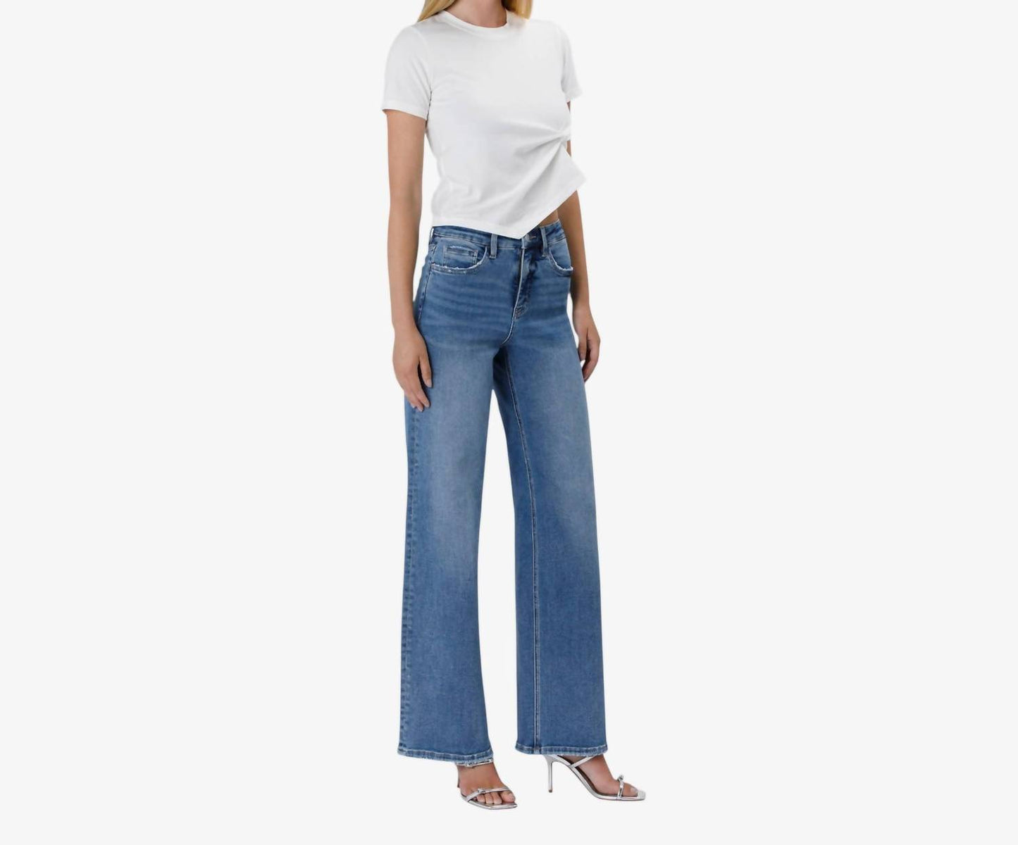 Lovervet - Tummy Control Wide Leg Jeans