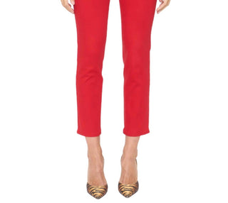 Pistola - Calça jeans cropped Monroe de cintura alta