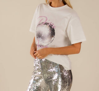 Care Tucker - Camiseta de manga curta Marlie Disco Queens