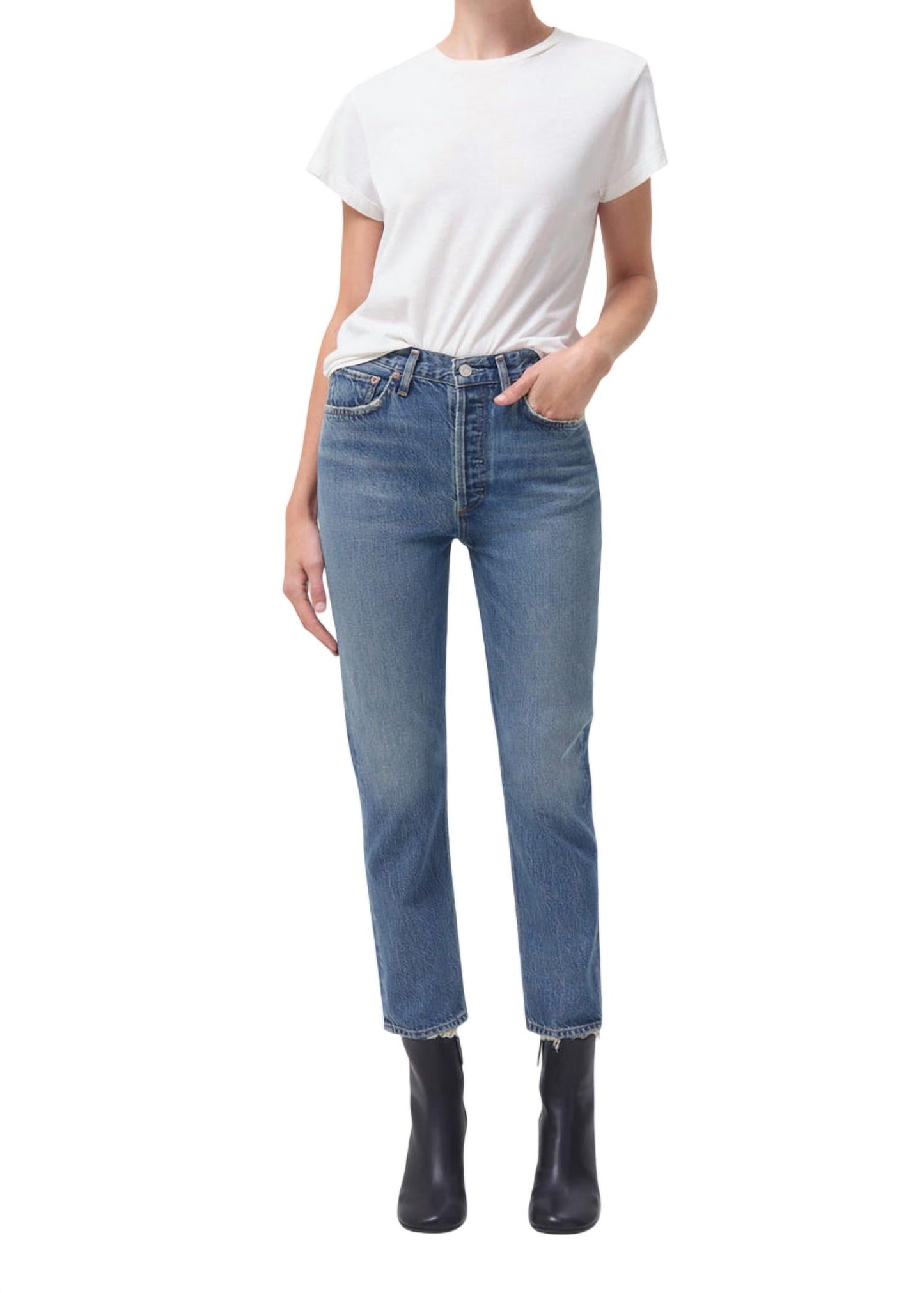 Agolde - Riley Cropped Jeans
