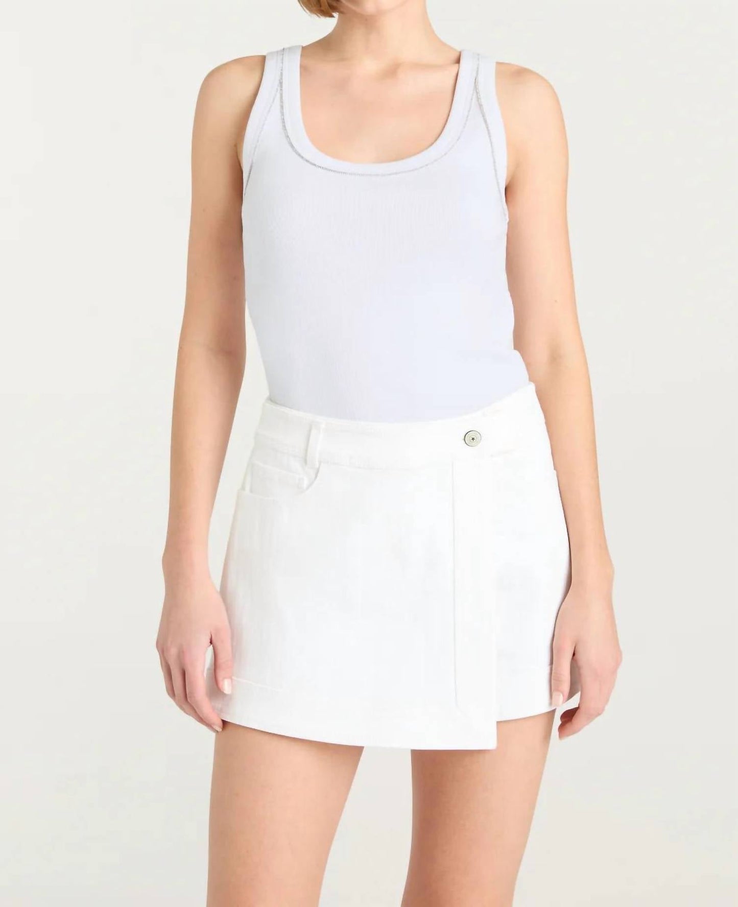 Cinq A Sept - Quenta Swooped Neckline Top