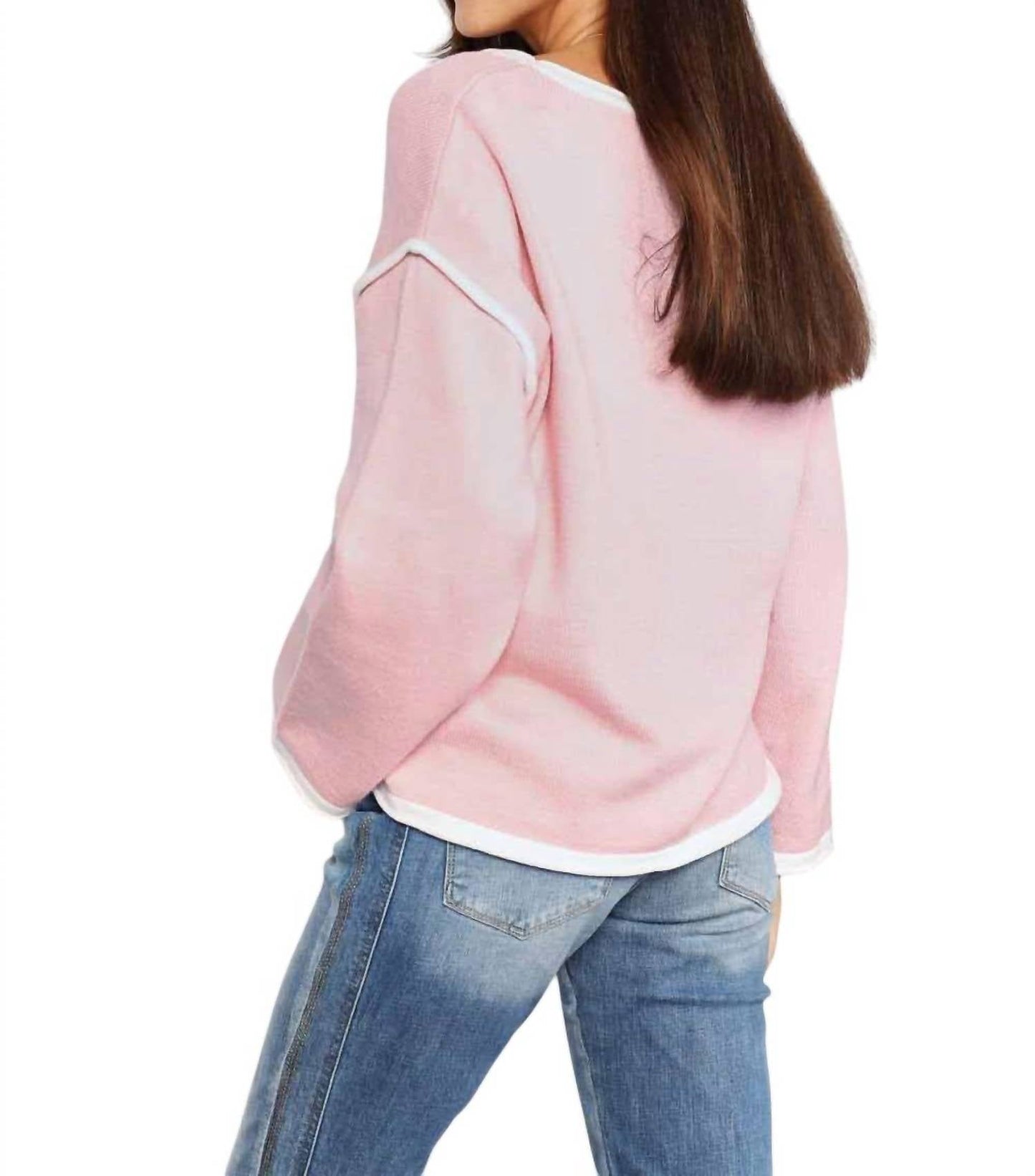 Double Take - Chic Dropped Shoulder Knit Top
