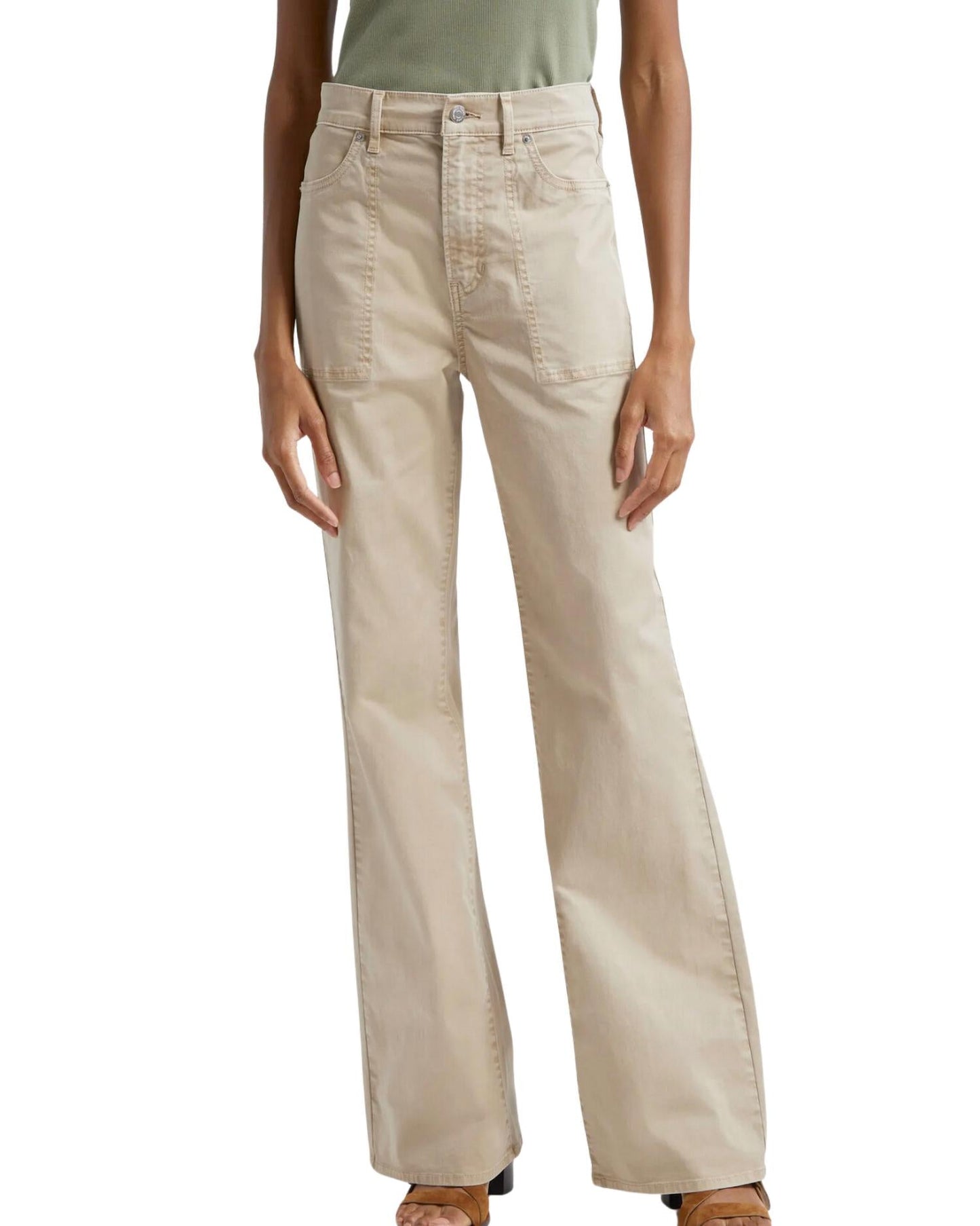 Veronica Beard - Crosbie Wide Leg Chino Pants